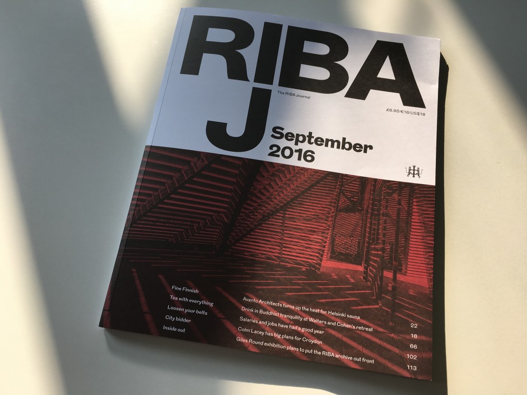 Riba journal_snug architects